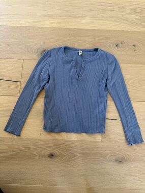 Coucou Intimates The Baby Henley French Blue - XS